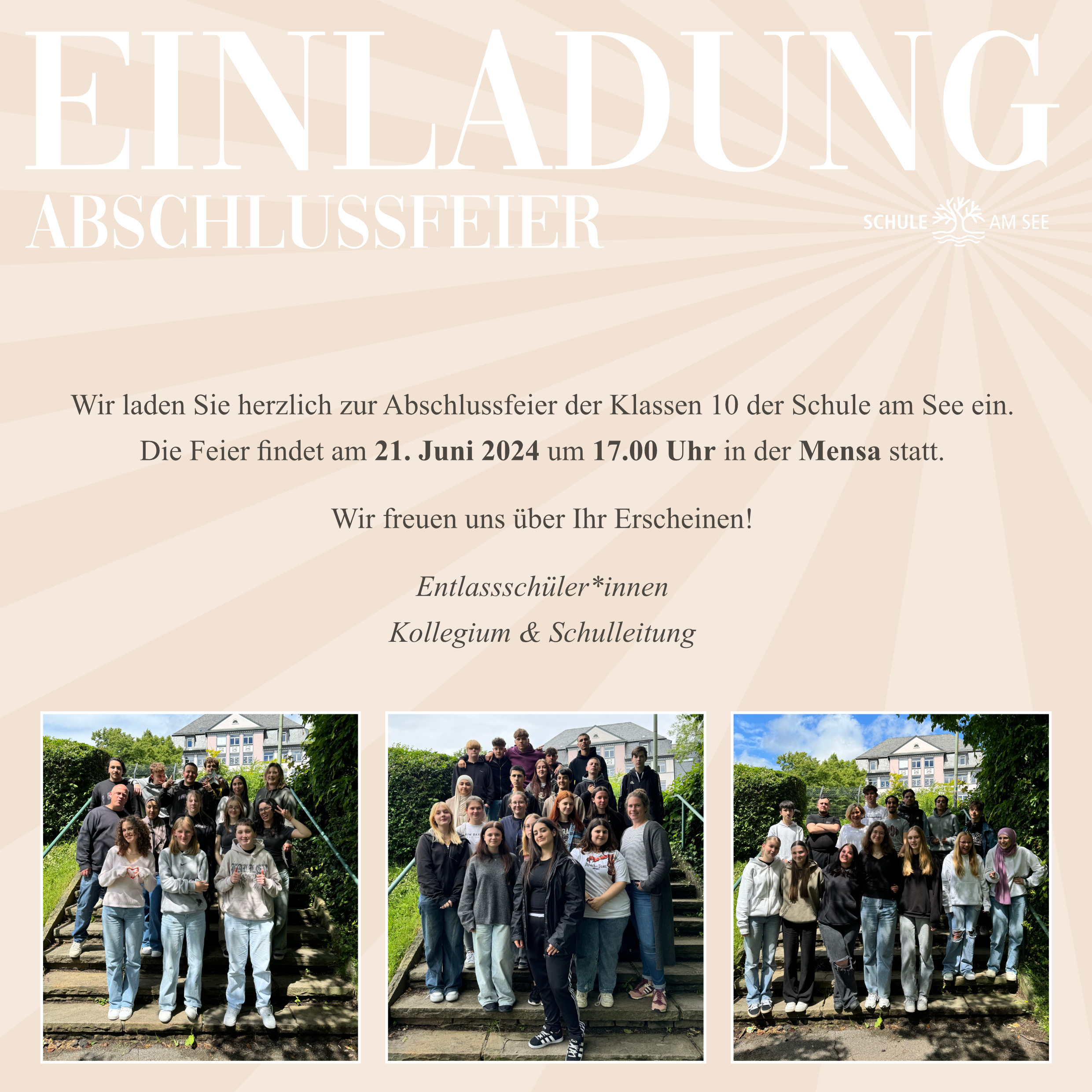 Abschluss 2024 Einladung